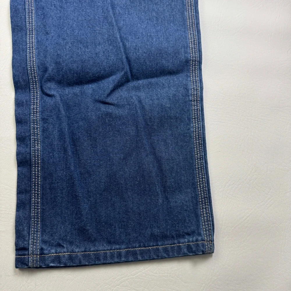 Carhartt FRB13-DNM Mens Flame Resistant Denim Carpenter Jeans Blue 34x30 CAT 2